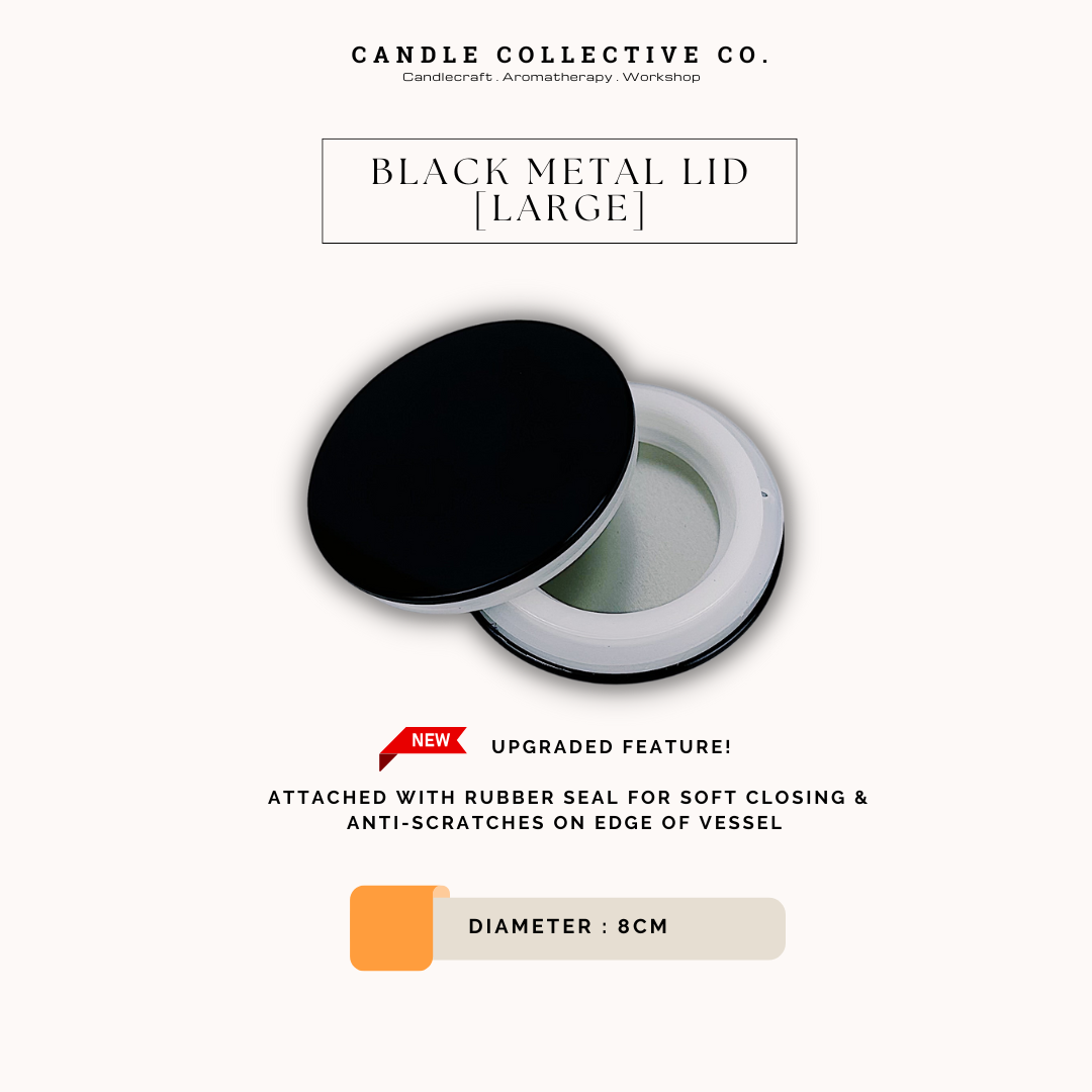 Black Metal Lid | Large