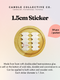 1.5cm Sticker