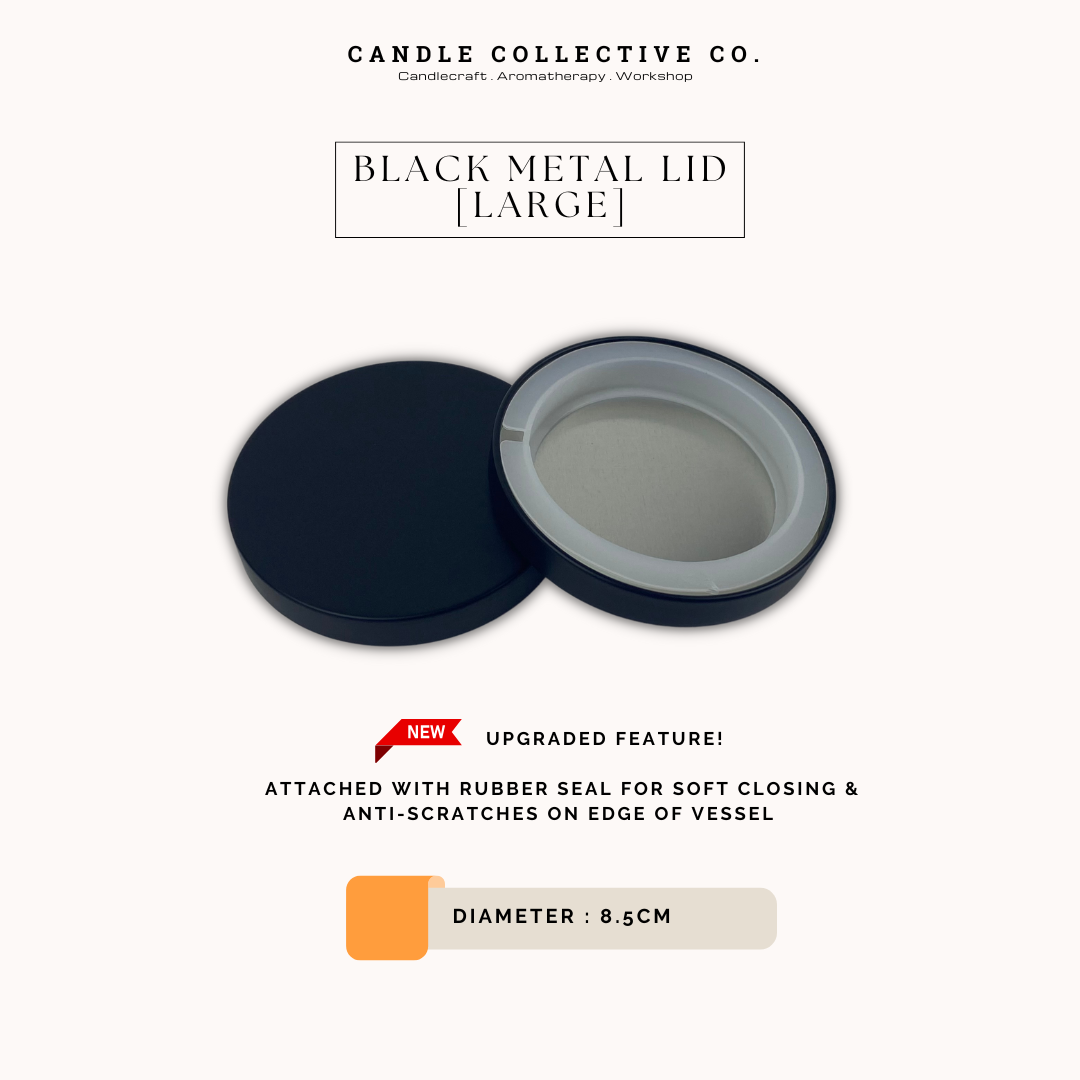 Black Metal Lid | Medium