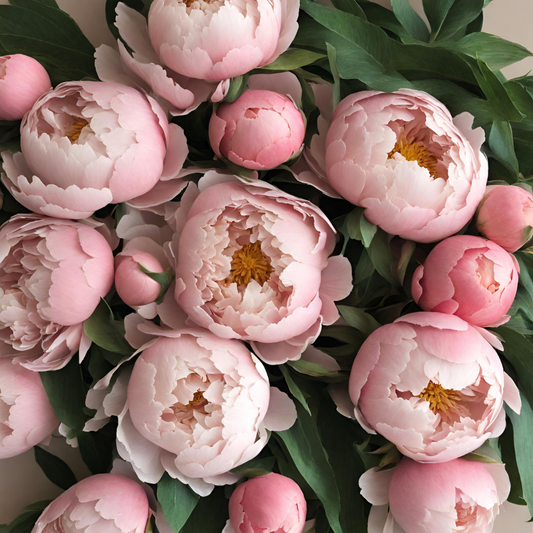Peony & Blush Suede