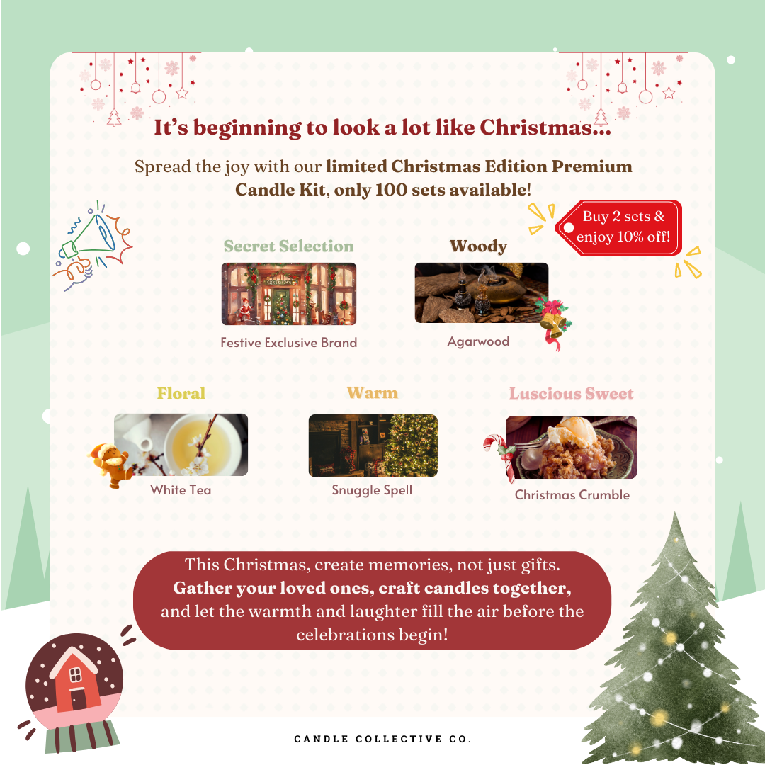 Christmas Edition Premium Candle Kit