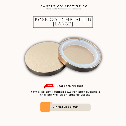 Rose Gold Metal Lid | Medium