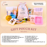Gift Pouch Soap Kit | Natural Melt & Pour Soap Bars