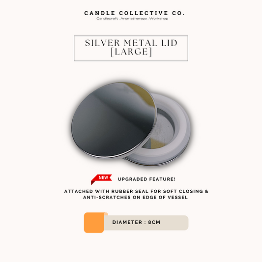 Silver Metal Lid | Large